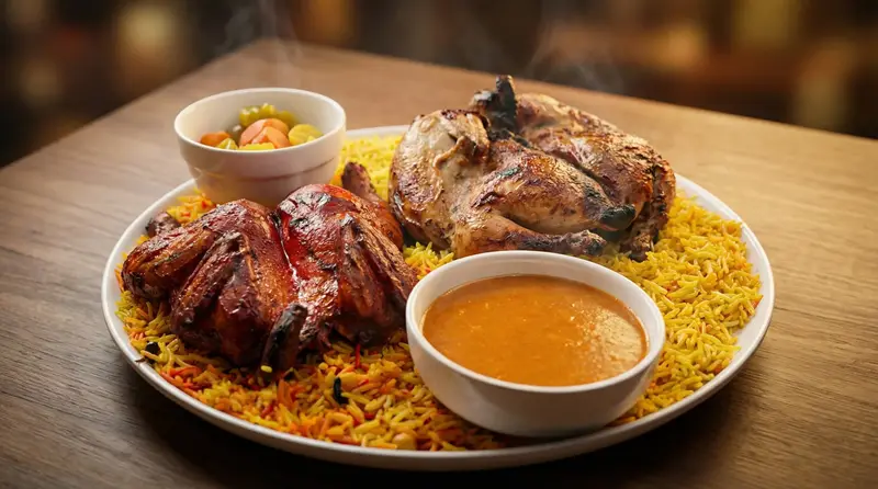 الدجاج المشوي